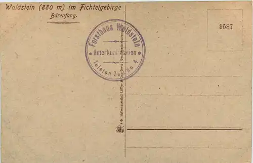 Waldstein im Fichtelgeb., Bärenfang -456434