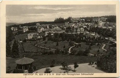 Oberhof Th., Blick vom Herzoglichen Schlosshotel -455762