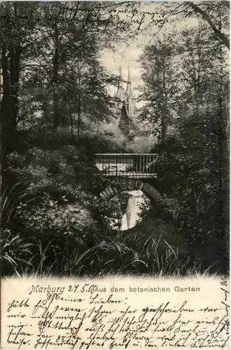 Marburg, Aus dem Botanischen Garten -455902