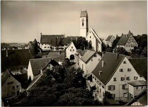 Riedlingen an der Donau, zwiefalter Tor und Storchennest auf dem Rathaus -456158