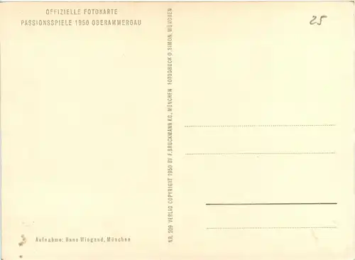 Oberammergau - Passionsspiele 1950 -76498