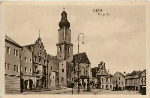 Cham, Hauptplatz -456814