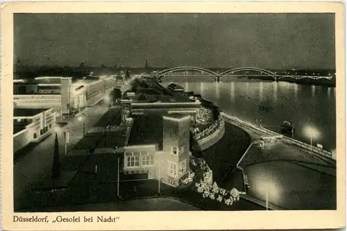 Düsseldorf, Gesolei bei Nacht -374516