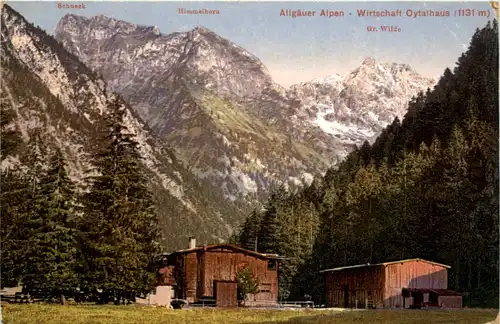 Allgäuer Alpen, Wirtschaft oytalhaus -456406