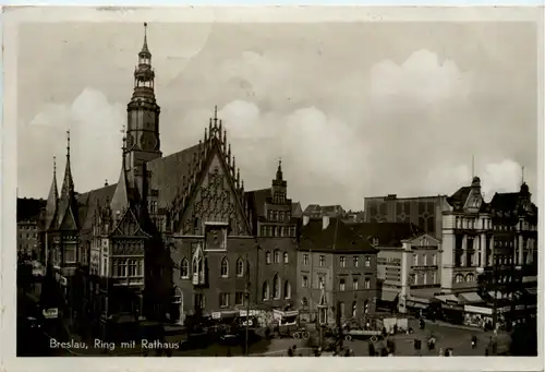 Breslau - Ring mit Rathaus -454060