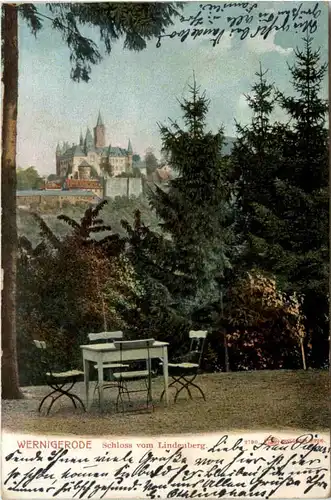 Wernigerode, Schloss vom Lindenberg -456586