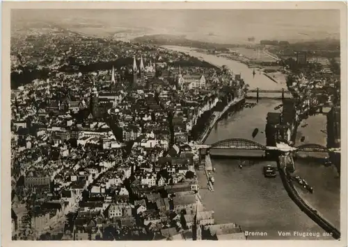 Bremen, vom Flugzeug aus -374916