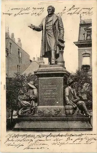 Bremerhaven, Bürgermeister Smidt-Denkmal -456660