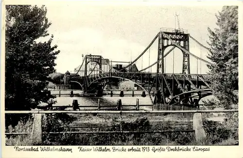 Wilhelmshaven, Kaiser Wilhelm-Brücke -456958