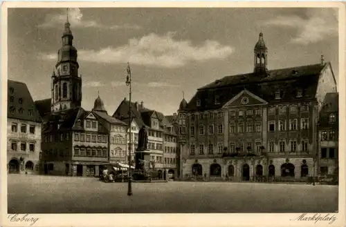 Coburg, Marktplatz -456802
