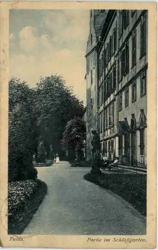 Fulda - Partie im Schlossgarten -454156