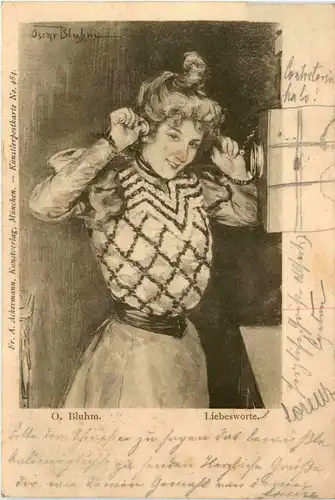Ackermann Kunstverlag - Künstlerkarte O. Bluhm -77290
