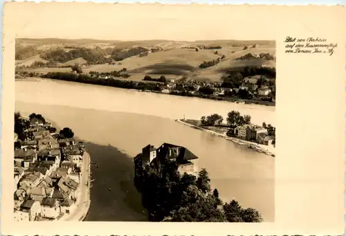 Passau, Blick vom Oberhaus -455596