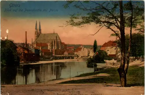 Görlitz - Peterskirche mit Neisse -454680