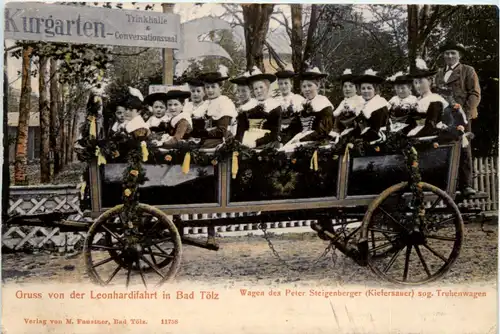 Gruss von der Leonhardifahrt in Bad Tölz -77610