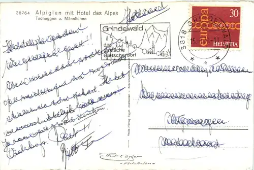 Alpiglen mit Hotel des Alpes -439308