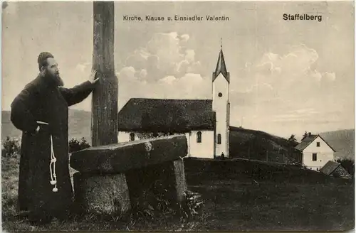 Staffelberg, Kirche, Klause u. Einsiedler Valentin -457262