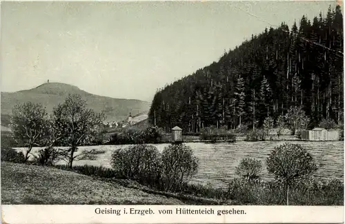 Geising i. Erzgeb., vom Hüttenteich gesehen -456076