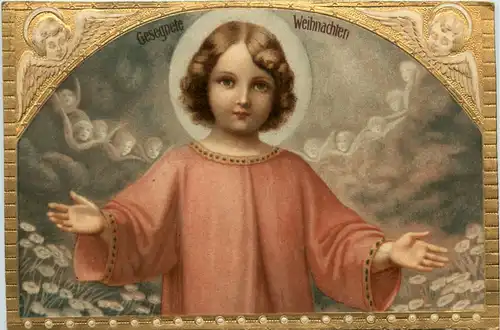 Gesegnete Weihnachten - Prägekarte -78008