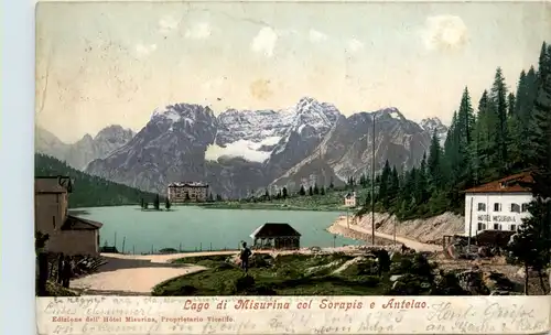 Lago di Misurina col Sorapis e Antelao -454134