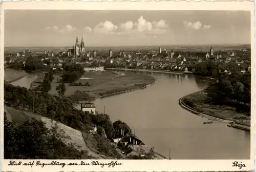 Regensburg - Donaupartie mit Unter-Wörth -454470