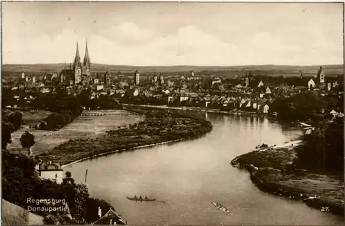 Regensburg - Donaupartie mit Unter-Wörth -454472