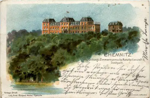 Chemnitz - Stiftung v. Zimmermannsche Naturheilanstalt -454552