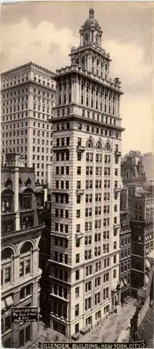 New York - Gillender Building - Skyscraper postcard -78546