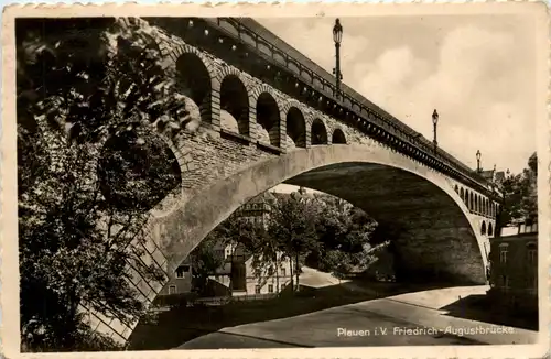 Plauen - Friedrich Augustbrücke -454692