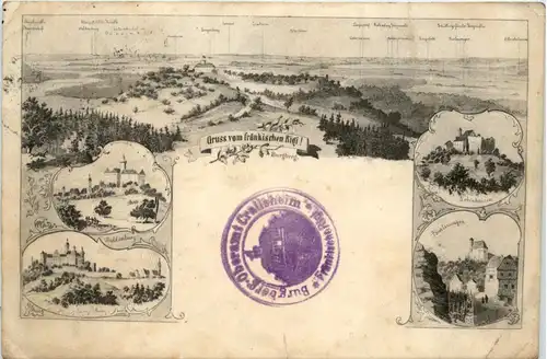 Crailsheim - Gruss vom fränkischen Rigi - Burgsberg -440122