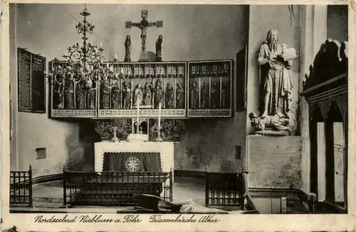 Nordseebad Nieblum a. Föhr, Friesenkirche Altar -456736