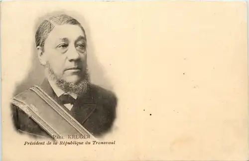 Paul Kruger - President de la Republique de Transvaal -458570