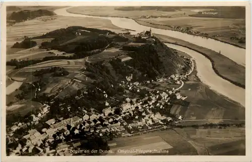 Bogen an der Donau - Fliegeraufnahme -453848