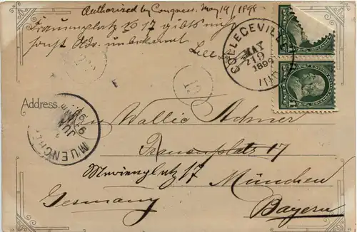 Greetings from Cambridge Indiana -458134