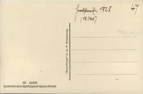 Alger - boulevard de la Republique -458564