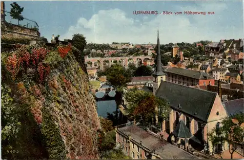 Luxemburg - Blick vom Höhenweg -459108