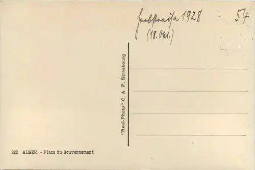 Alger - Place du Gouvernement -458274