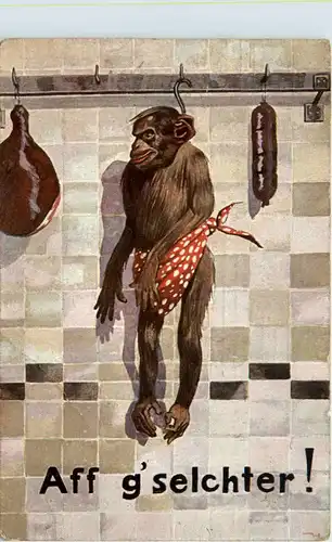 Aff gselchter - Affe Monkey Humor -454108