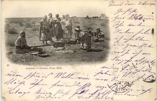 Algerie - Cuisson d une Diffa -458328