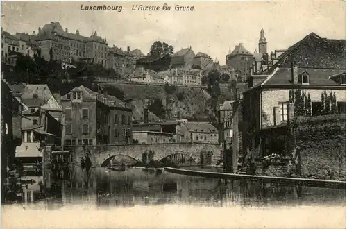 Luxemburg - L Alzette au Grund -459246