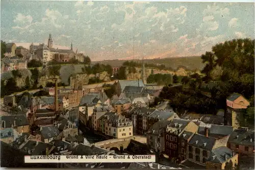 Luxemburg - Grund und Oberstadt -459376