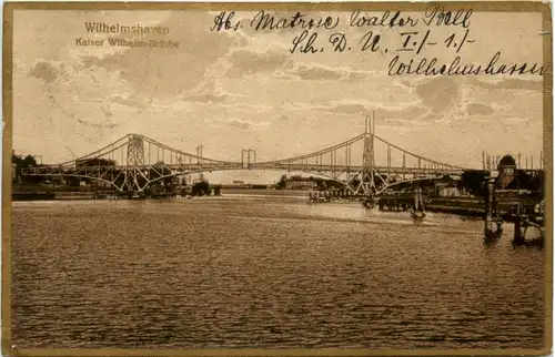 Wilhelmshaven - Kaiser Wilhelm Brücke -454448