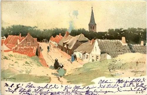 Domburg - Künstlerkarte -459506