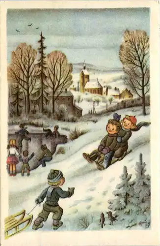 Kinder - Künstlerkarte -454528