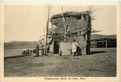 Eingeborenen-Hütte am toten Meer -457384