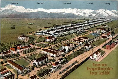 Lager-Lechfeld, Grüsse, Truppenübungsplatz -358110