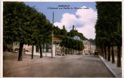 Diekirch - Esplanade avec Pavillon du Mosaique romain -459324