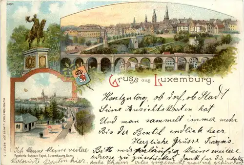 Gruss aus Luxemburg - Litho -459222