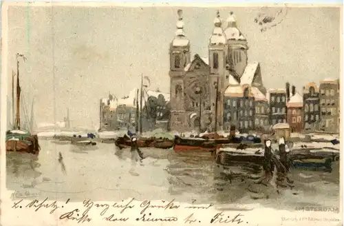 Amsterdam - Künstlerkarte -459718