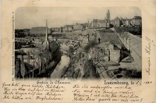 Luxembourg - Entree de Clausen -459262